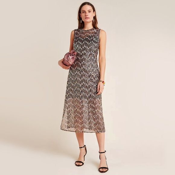 Corey Lynn Calter | Sequined Swing Dress | NWT - Picture 2 of 6